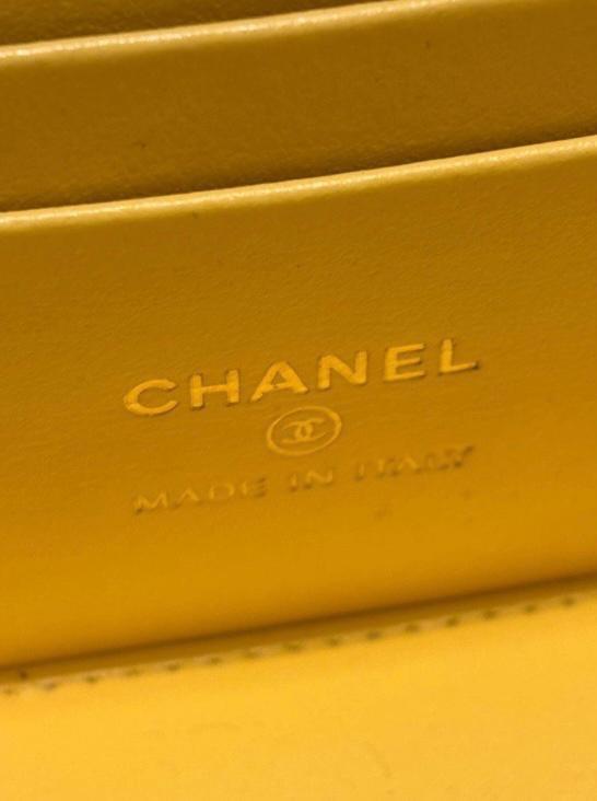Chanel Yellow Trendy CC Vanity Bag