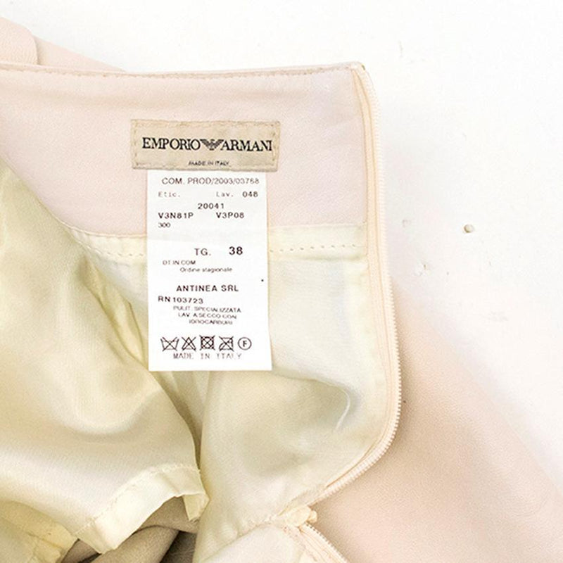 Emporio Armani nude skirt