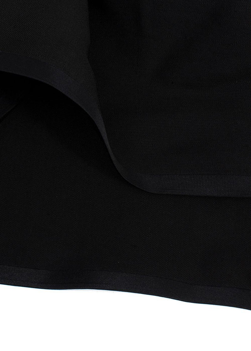 Balenciaga Black Halterneck Waistcoat Silk Top