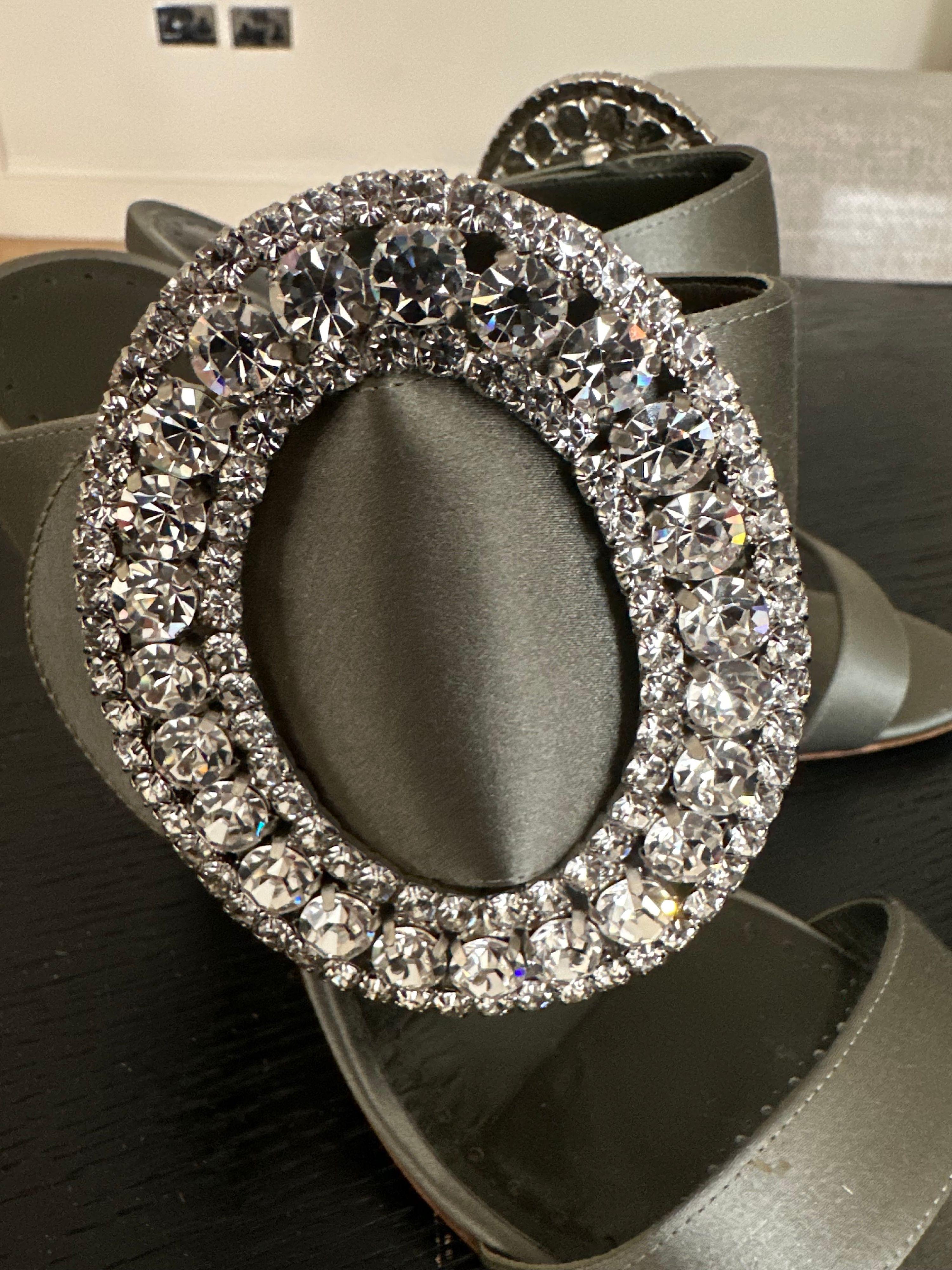 Manolo Blahnik Fibiona satin sandals