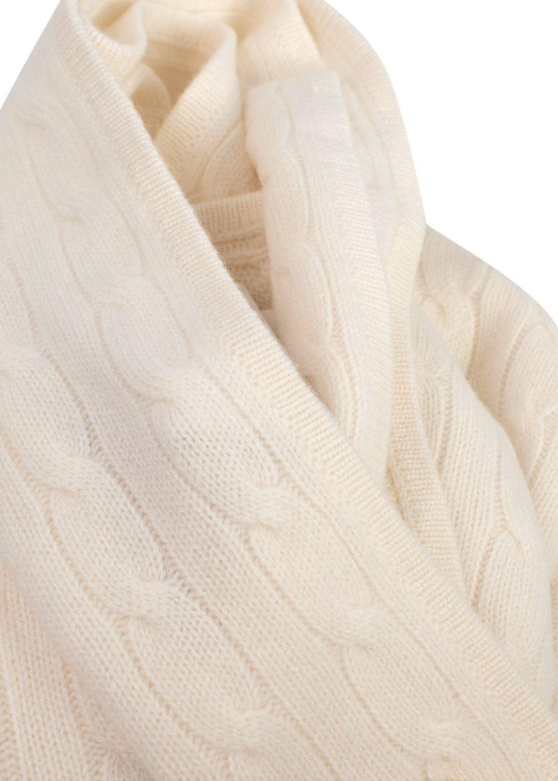 Ralph Lauren Cream Argyle Knit Baby Blanket