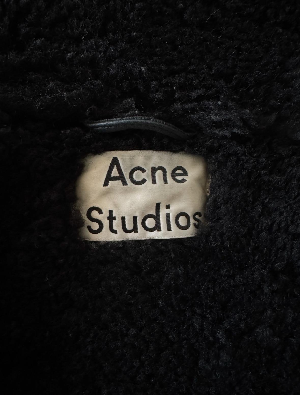 Black Velocite Shearling Jacket.