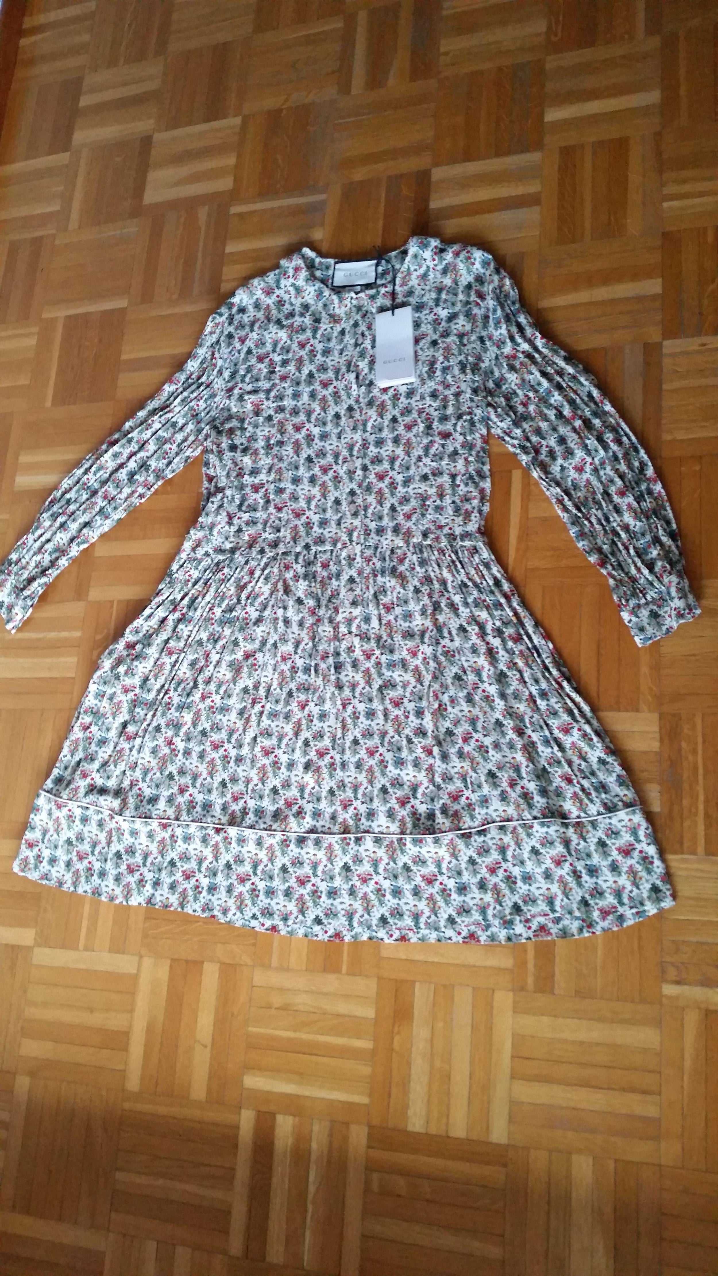 Floral Print Button Down Dress