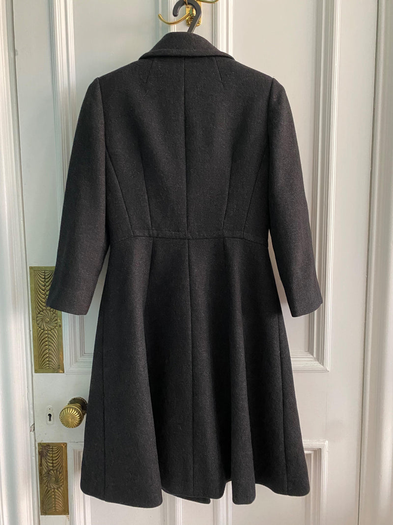 Dolce & Gabbana Charcoal Double Breasted Pea Coat