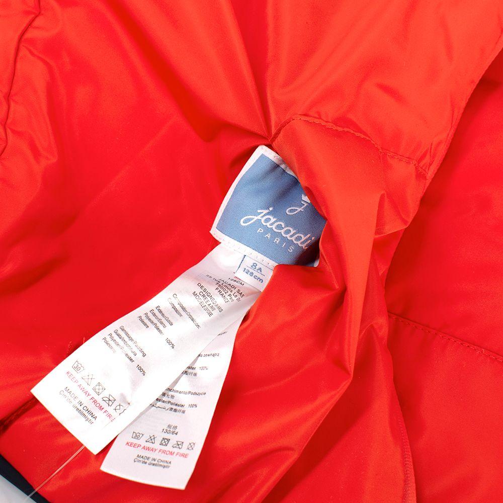 Jacadi Blue and Red Reversible Hooded Gilet