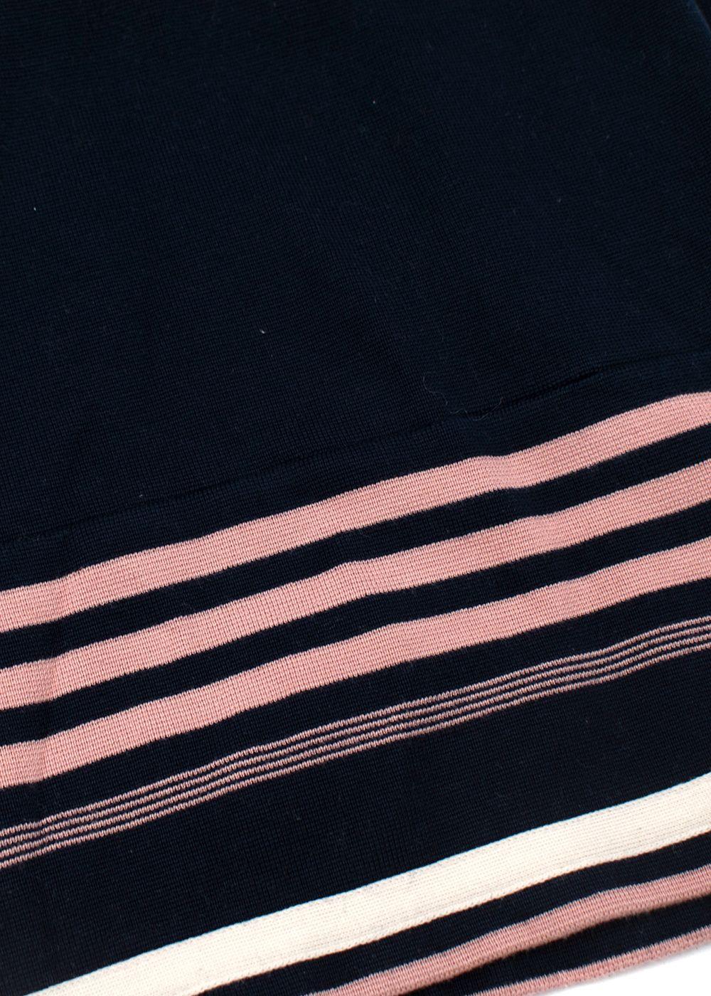Striped Cotton Jersey Tank