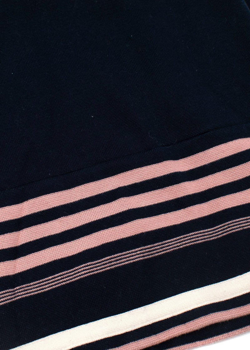 Striped Cotton Jersey Tank