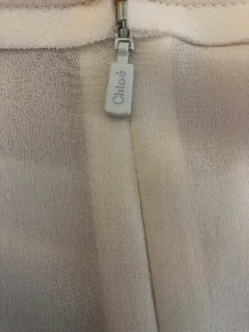 Chloe Crystal-embellished silk-crepe blouse