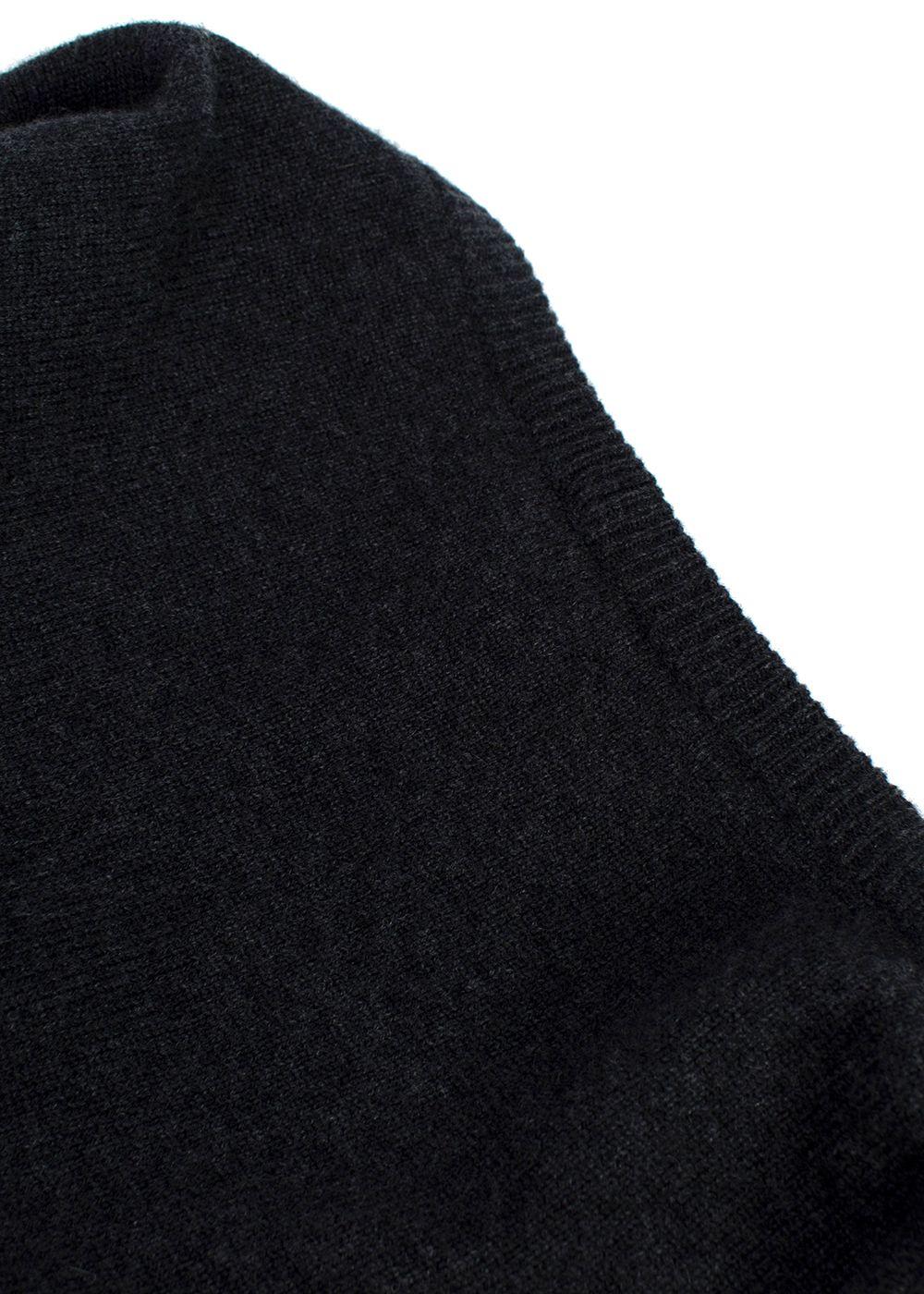 Dolce & Gabbana Grey Cashmere Wrap Jumper