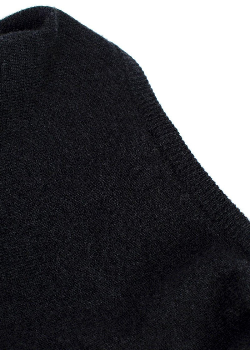 Dolce & Gabbana Grey Cashmere Wrap Jumper