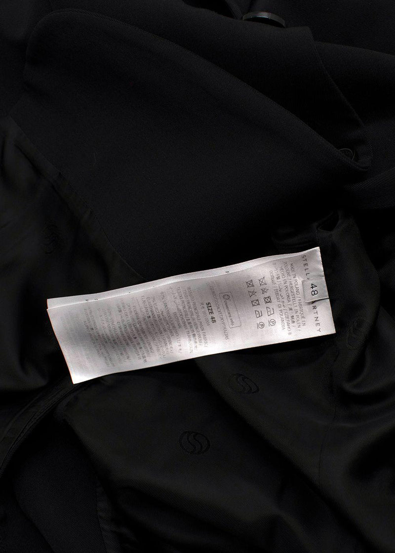 Stella McCartney Black Single Breasted Blazer
