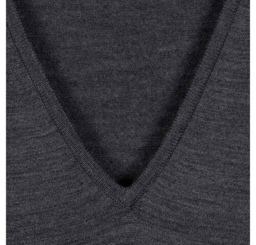 Charcoal Fine Knit Merino Wool Sweater