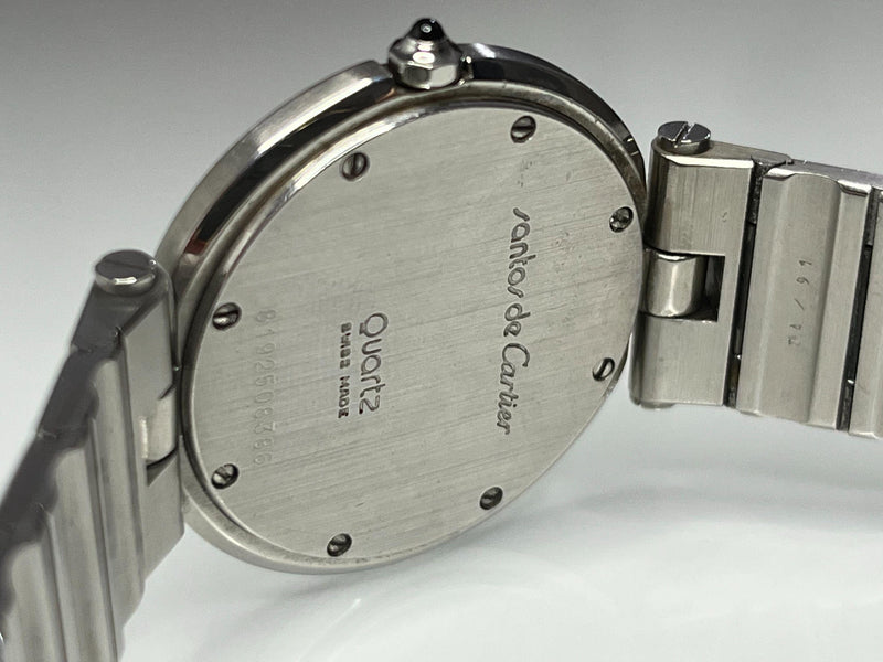 Cartier Santos Round Stainless Steel Watch