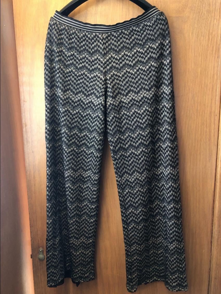 Missoni Zig Zag Knit Wide Leg Trousers