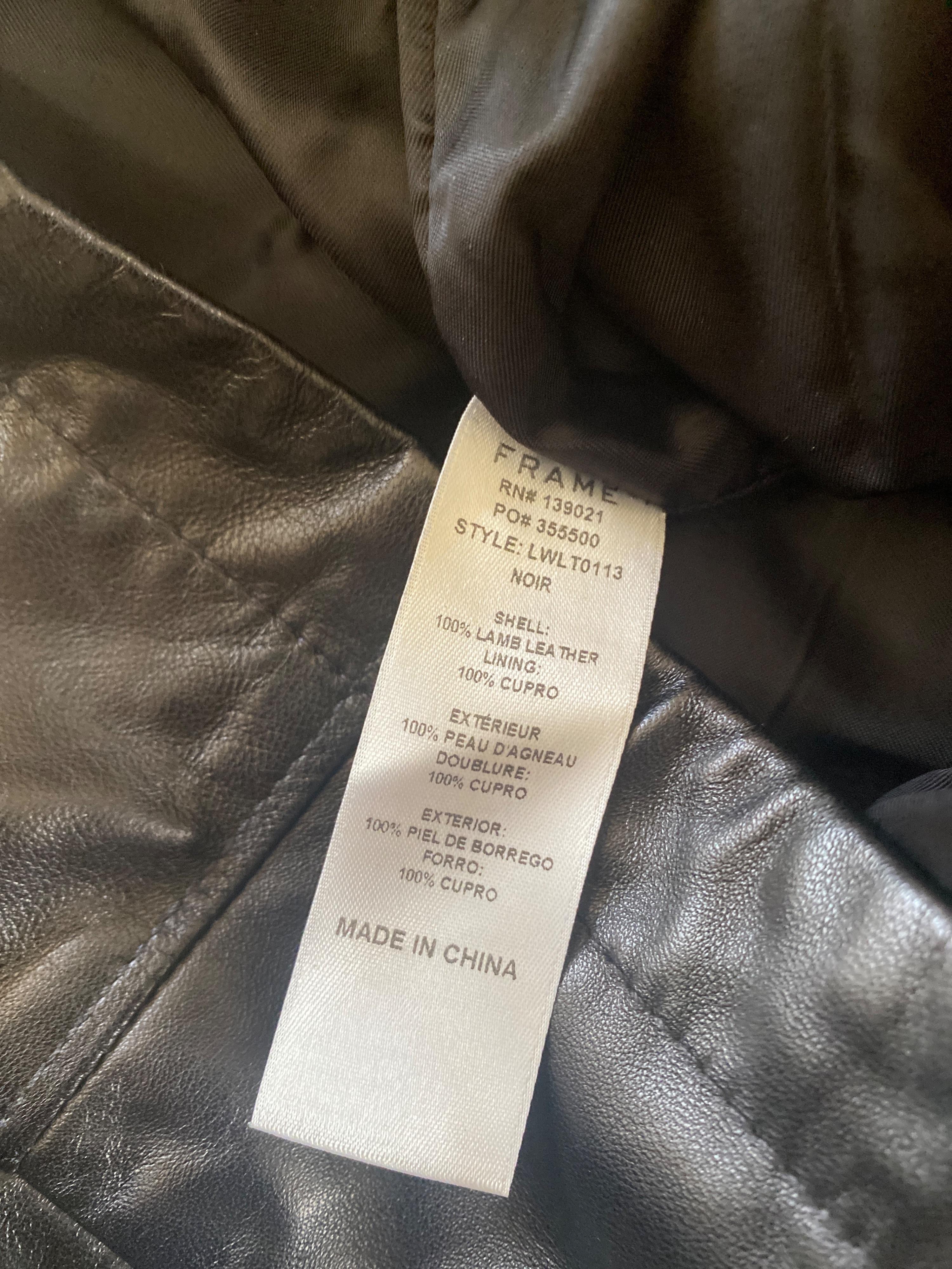 Cropped Leather Trousers