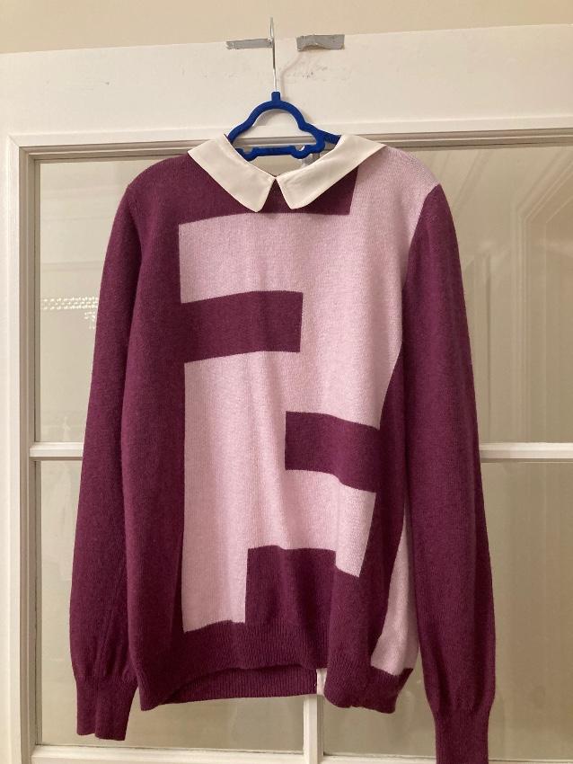 Fendi Kid's Pink Wool & Cashmnere Jumper