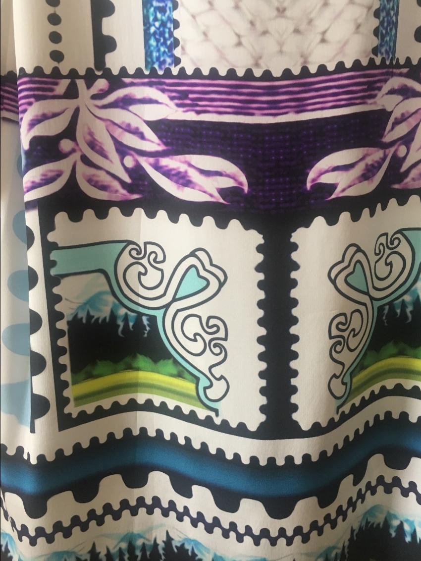 Mary Katrantzou silk venezuela dress