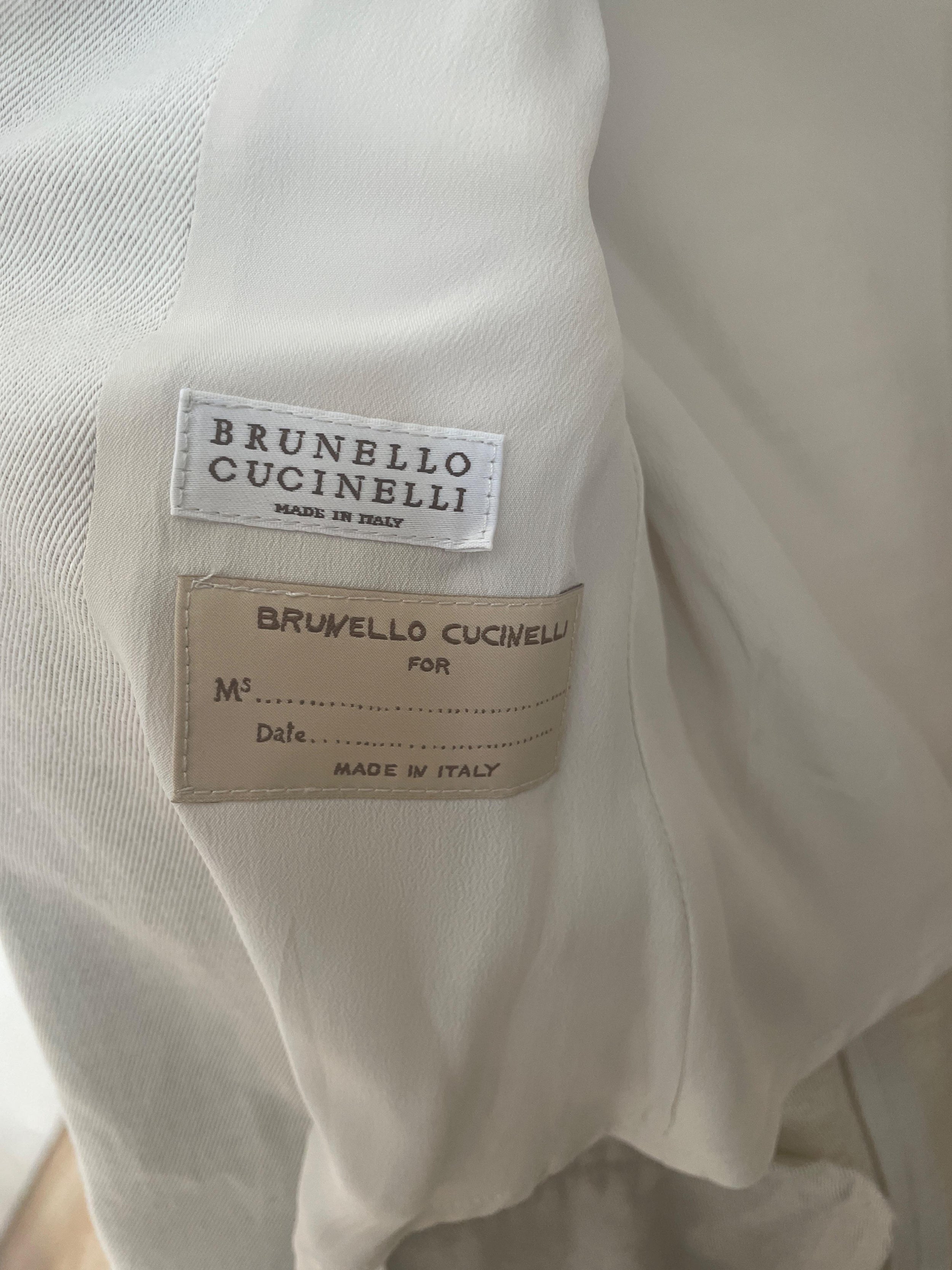 Single Breasted Cotton And Linen Blazer