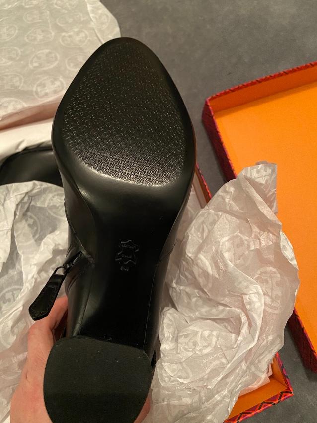 Tory Burch Colton Black Leather Bootie