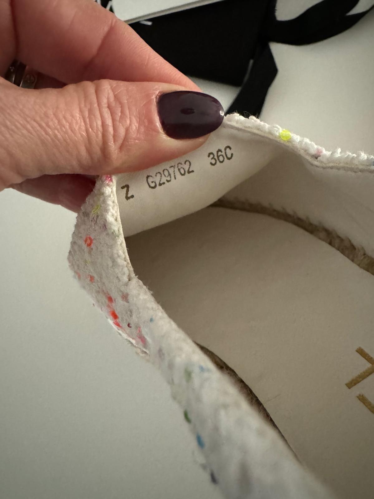 Chanel White Tweed Espadrilles