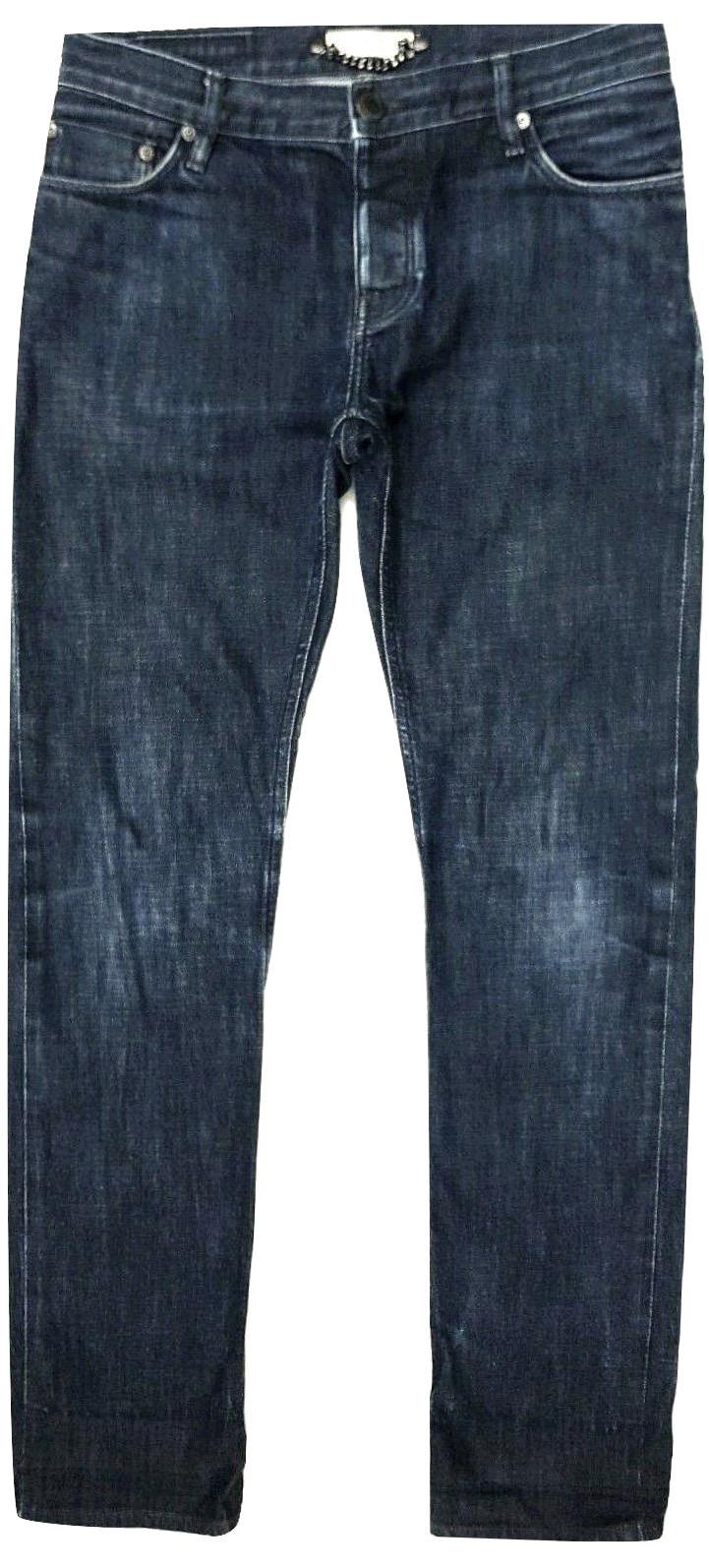 Burberry dark blue denim low waist jeans