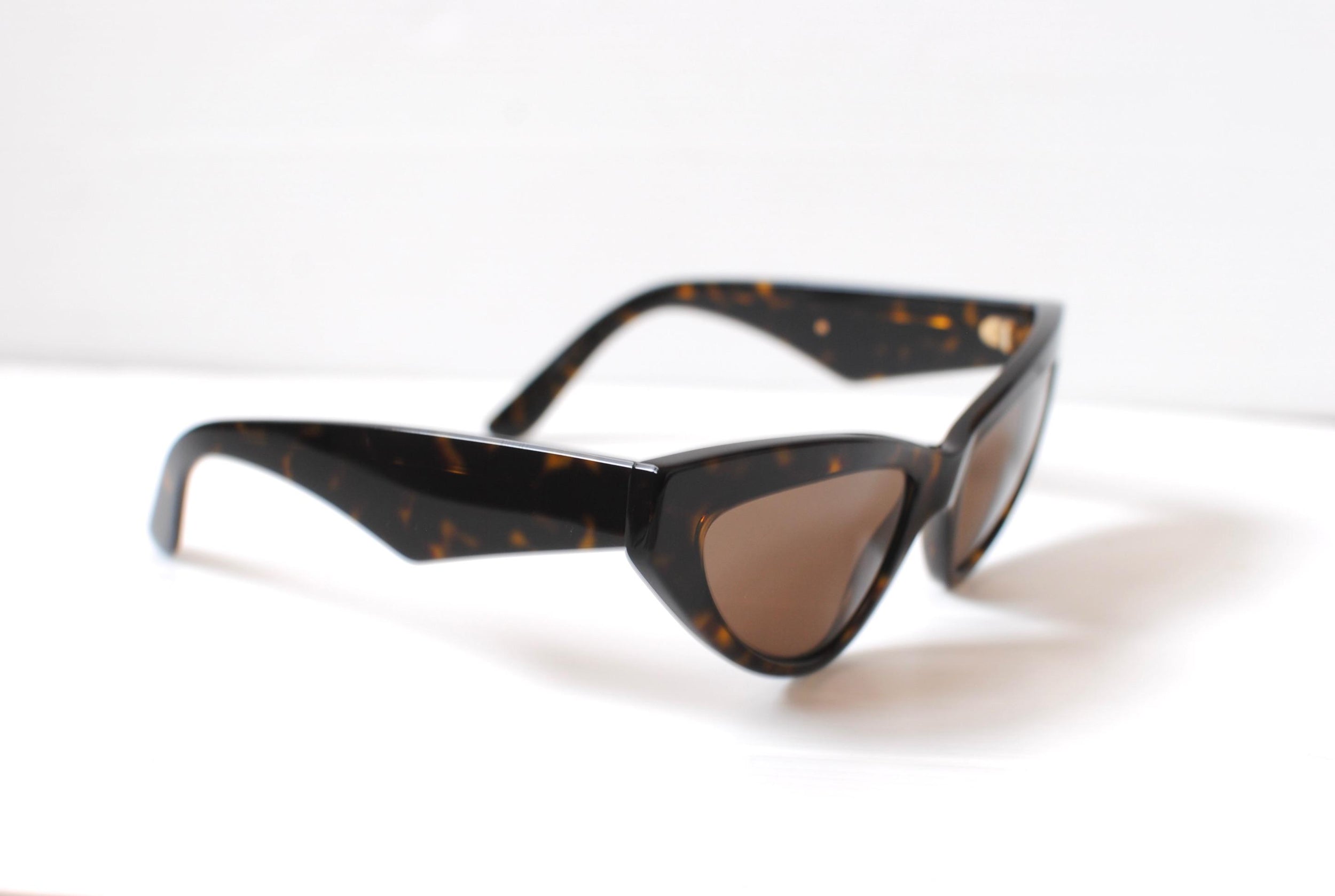 Black Acetate Cat Eye Sunglasses
