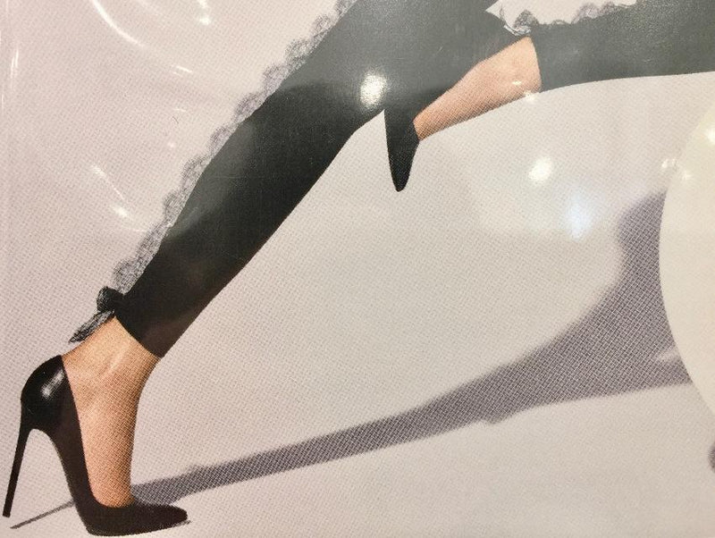 Wolford Black Chantilly Lace Fairy Leggings