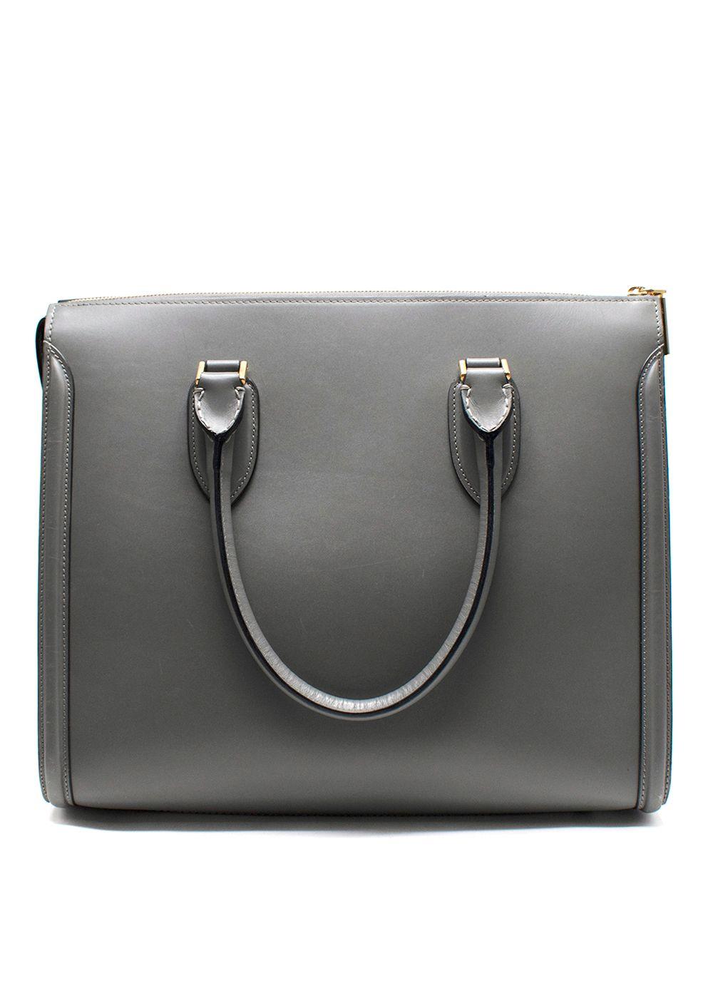 Alexander McQueen Grey Leather Heroine Bag