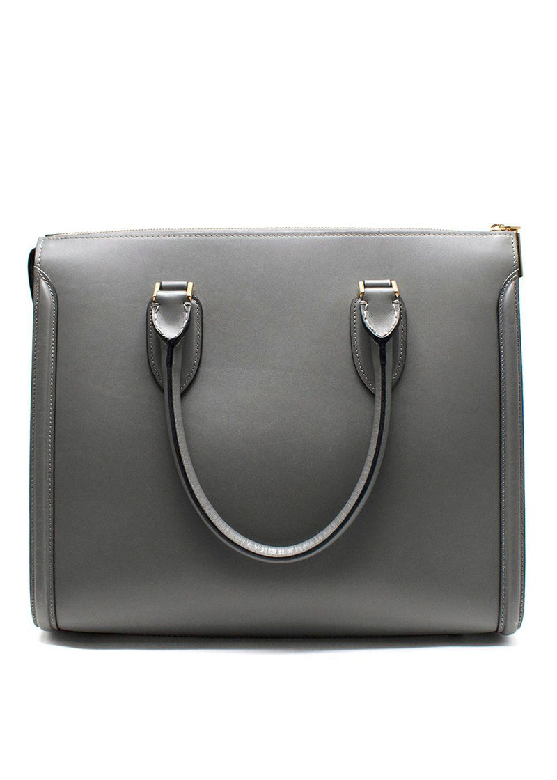 Alexander McQueen Grey Leather Heroine Bag