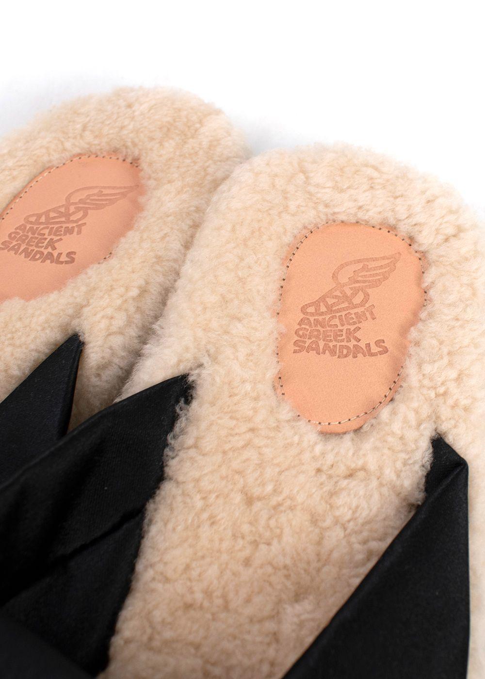 Ancient Greek Shearling Lined Sandals