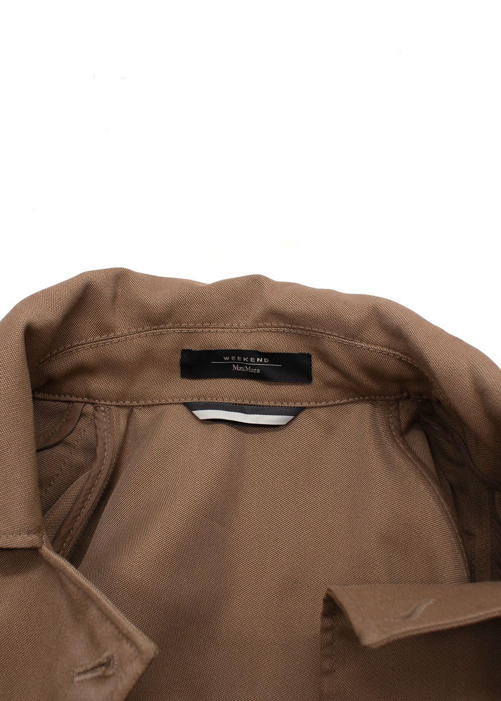 Weekend MaxMara Beige Cropped Trench Coat