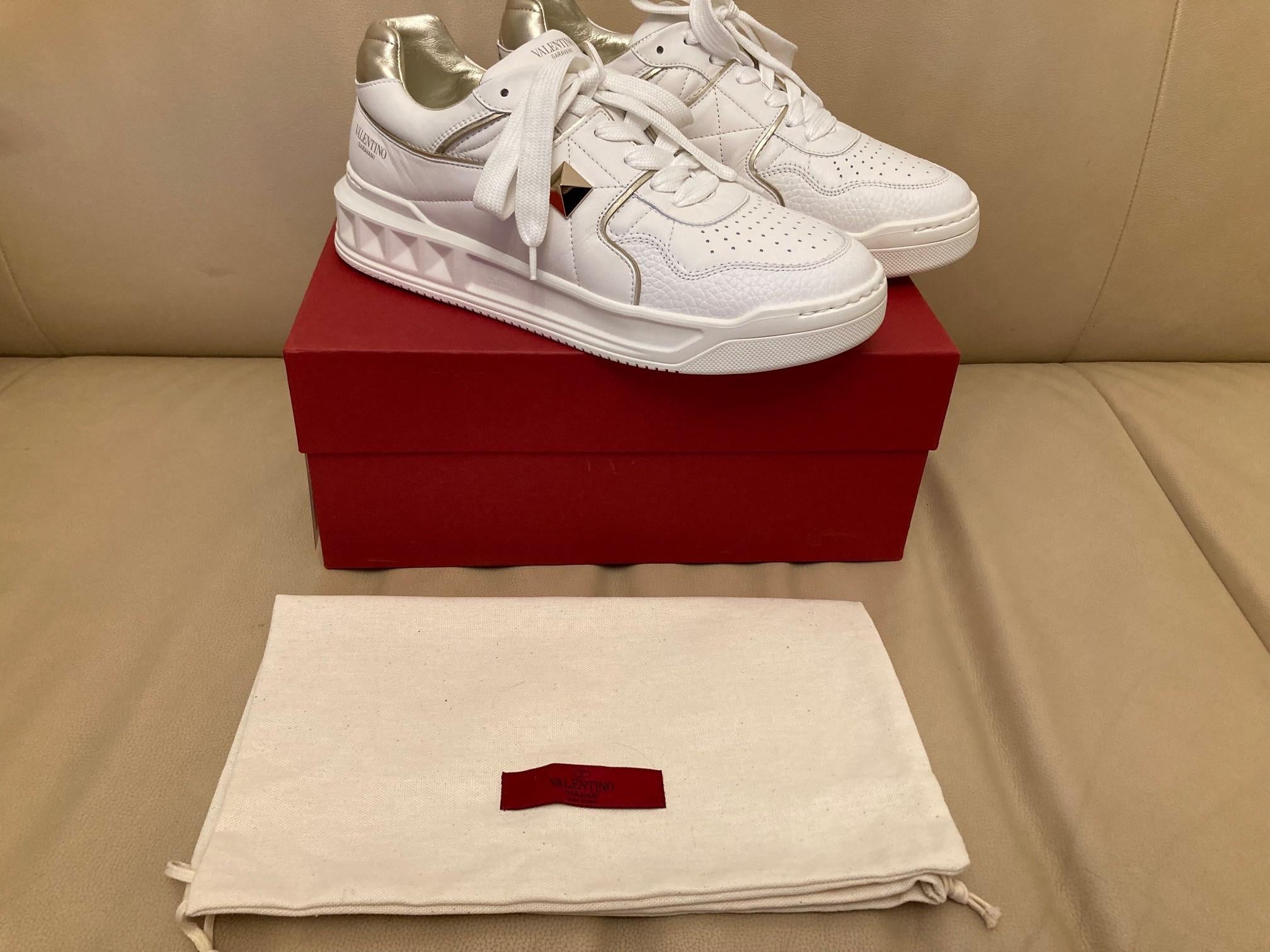 Nappa One-Stud Low Top Sneakers