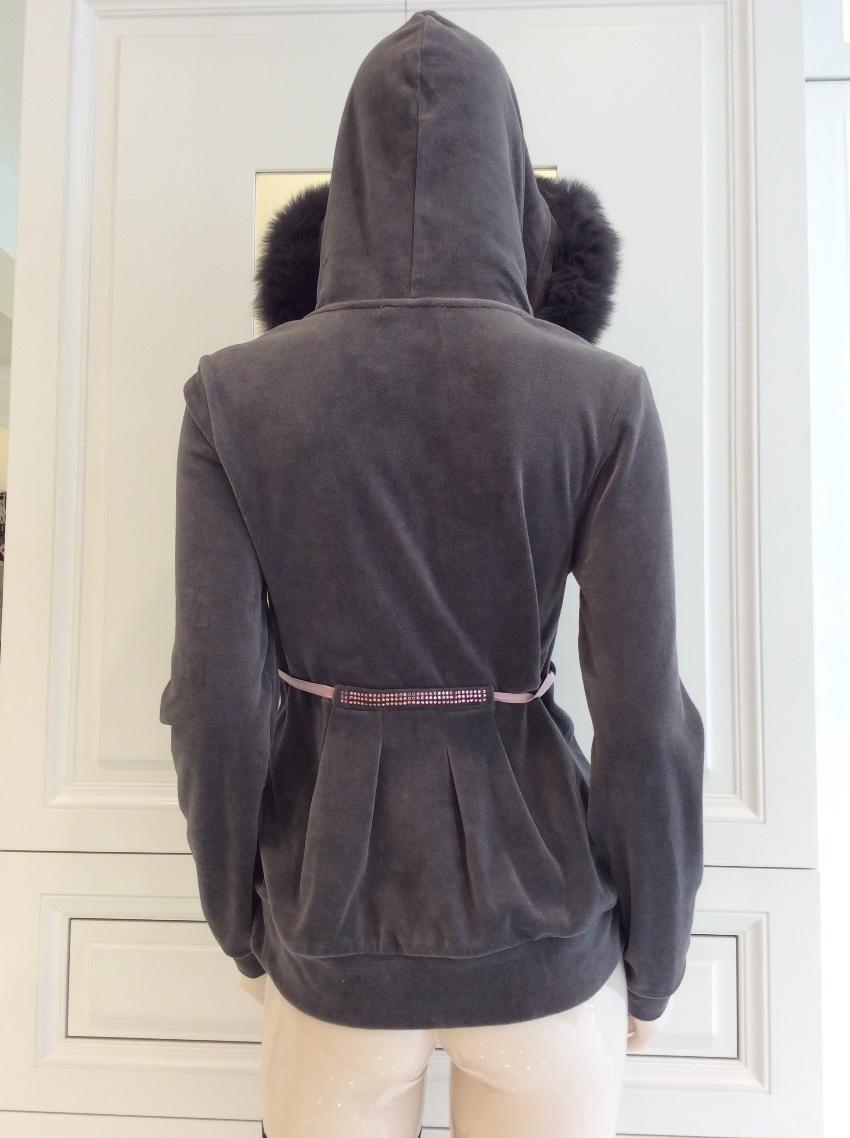 Blumarine Limited Edition Fox Fur & Velour Tracksuit