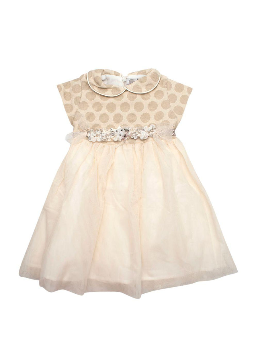 Marlů Infants Cream Party Dress 9-12 months