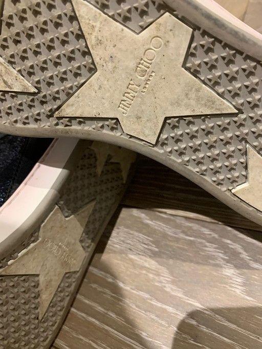 Glitter/Leather Miami Sneakers