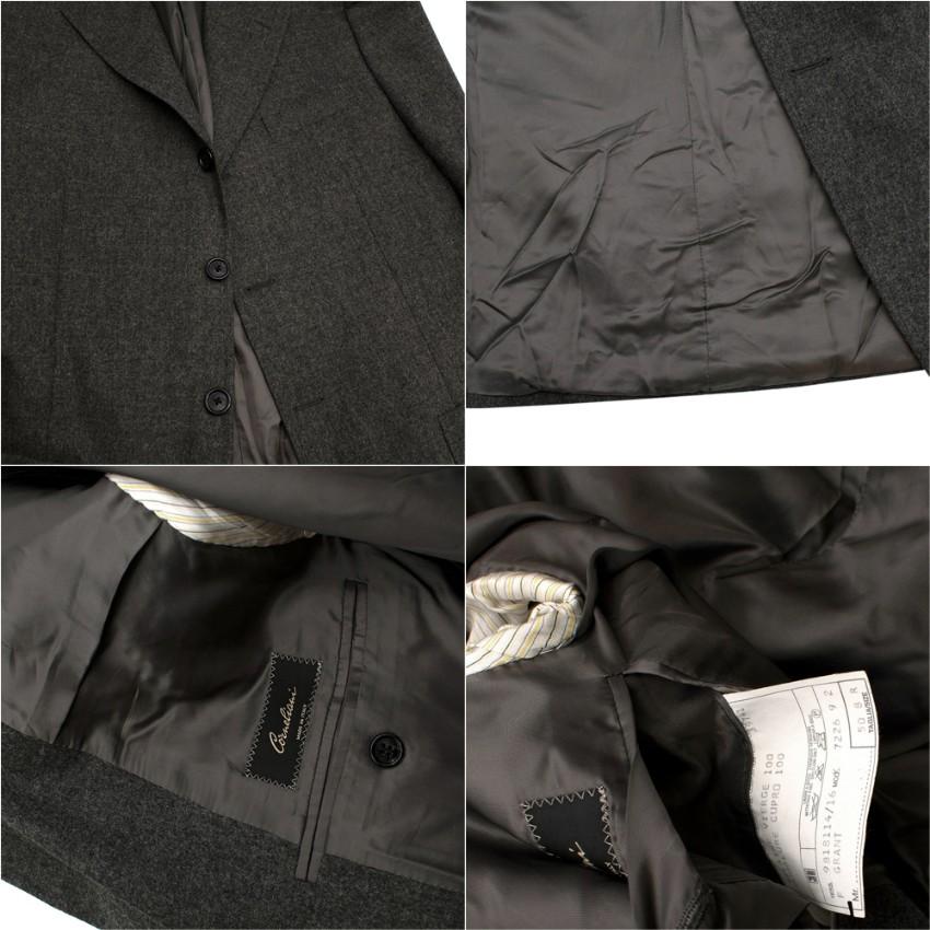 Corneliani Men's Grey Virgin Wool Single Breasted Suit