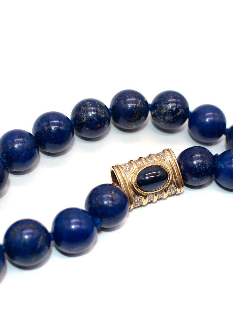 Bespoke Fine Quality Blue Agate Beaded Necklace