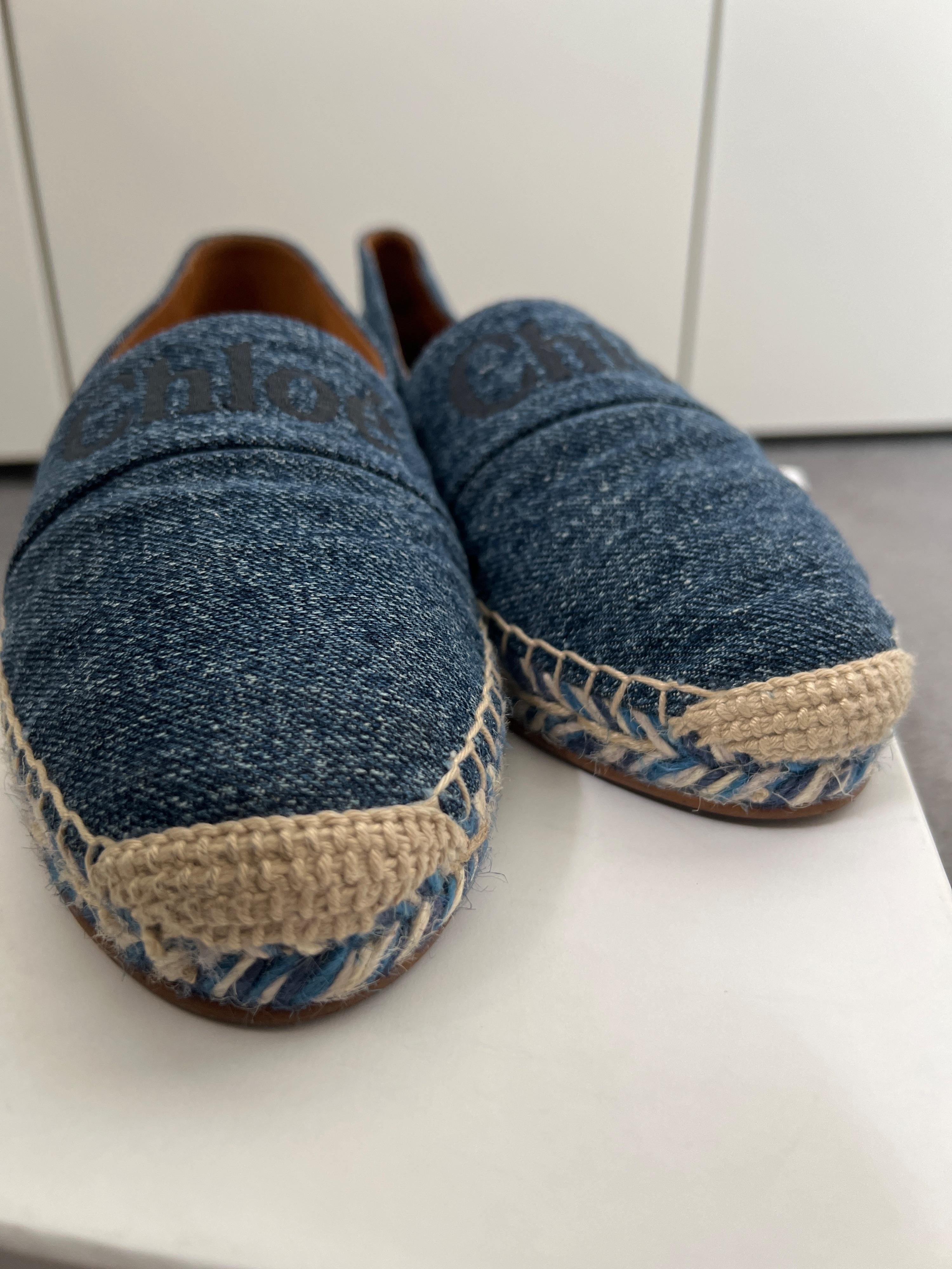 Chloe Denim Espadrilles