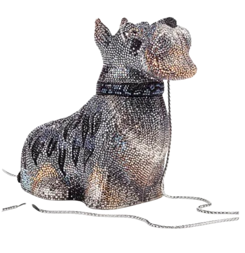 Judith Lieber Crystal Terrier Clutch