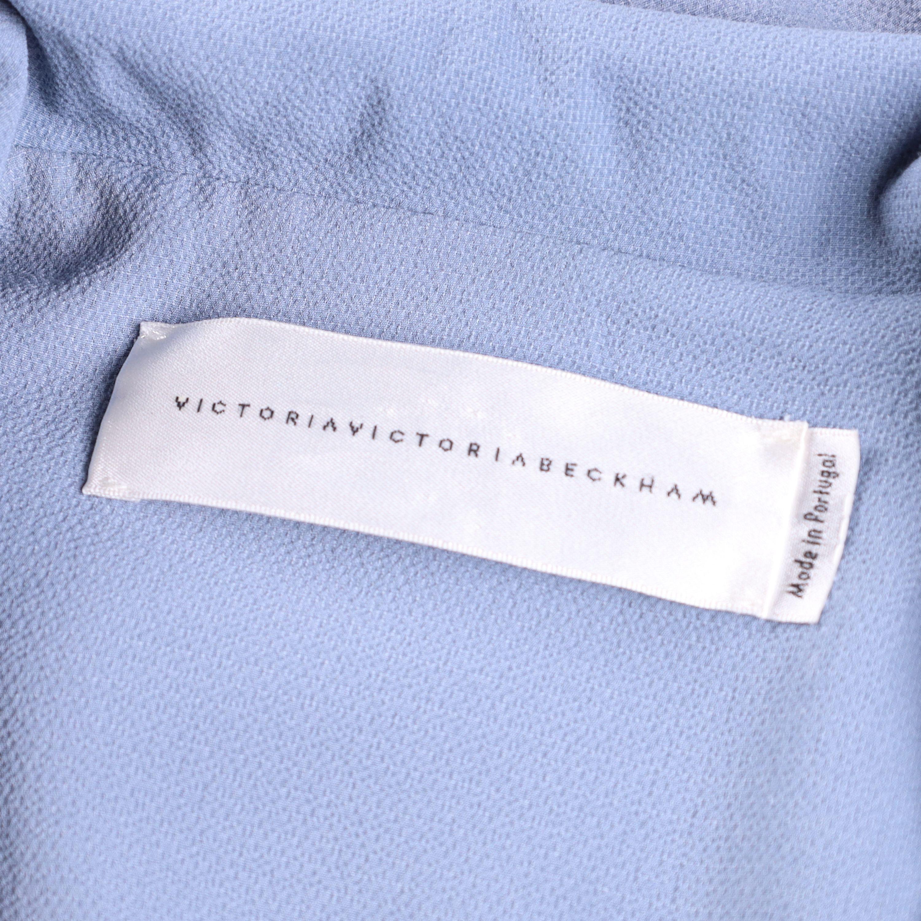 Victoria Victoria Beckham Midi Blue Dress
