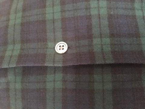 Pretty Green Men's Plaid Studded Collar Shirt