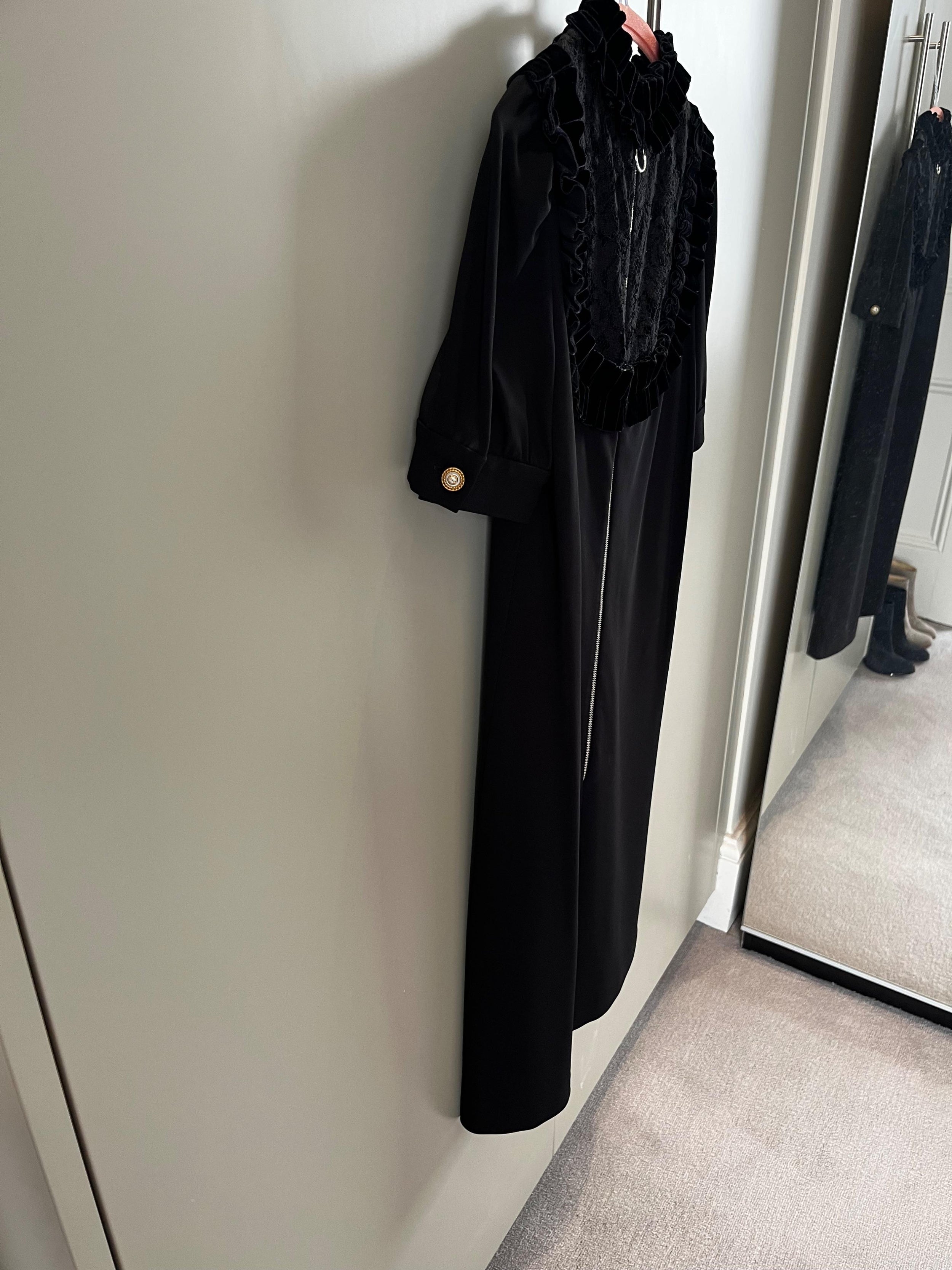Gucci Black Bow Detail Mini Dress