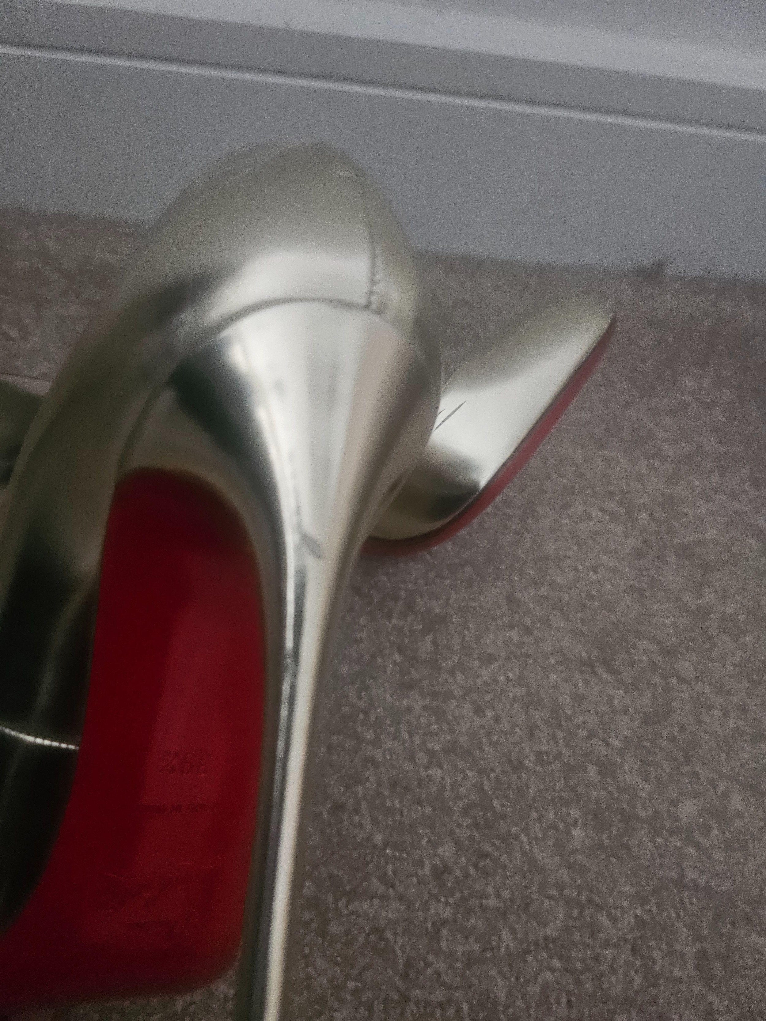 Christian Louboutin Gold Fifi Pumps