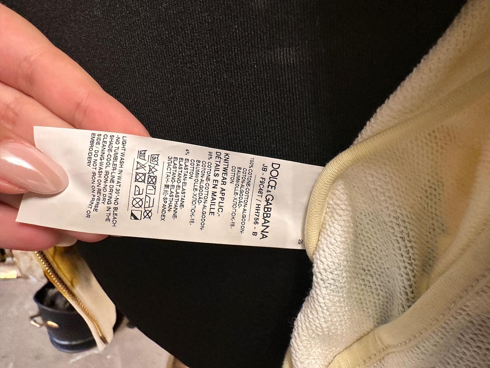 Dolce & Gabbana White Sunflower Hoodie
