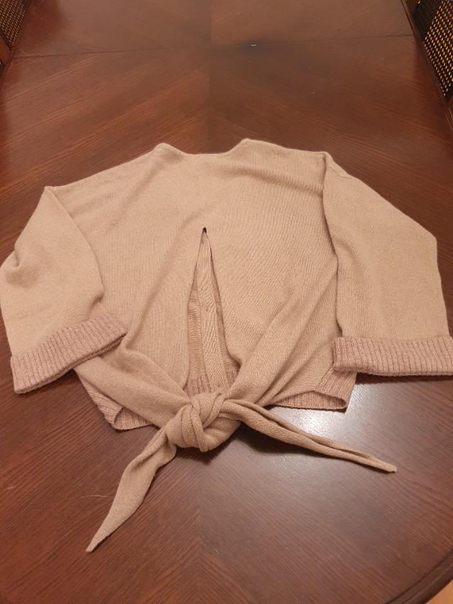 Max & Moi Cashmere Tie Back Cardigan