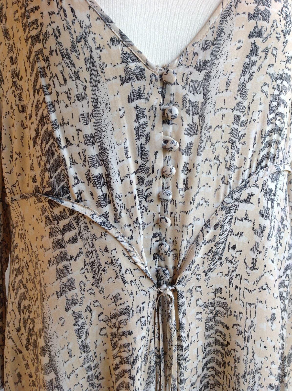 Reiss Feather Printed Dress