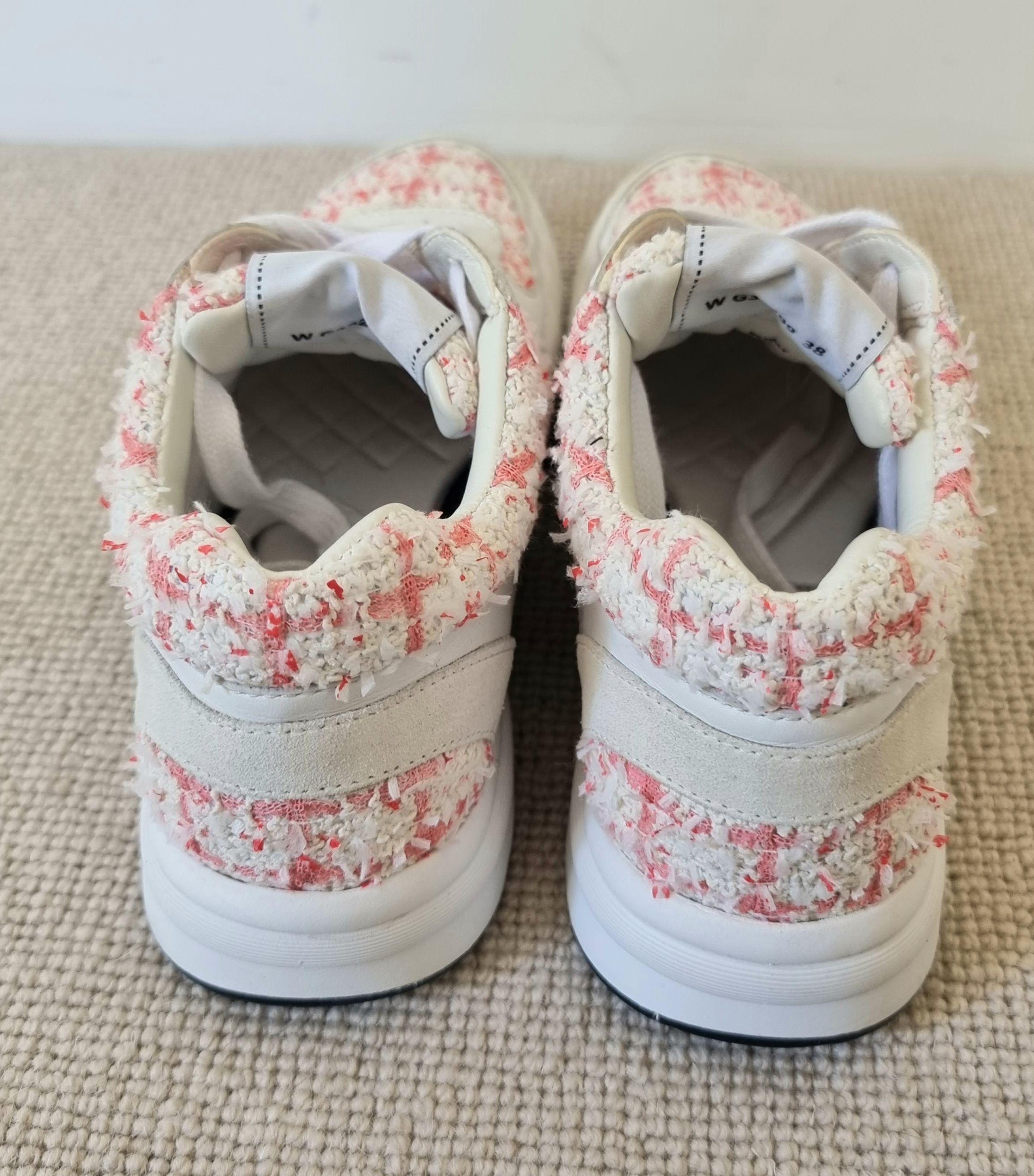 Chanel CC Tweed Trainers
