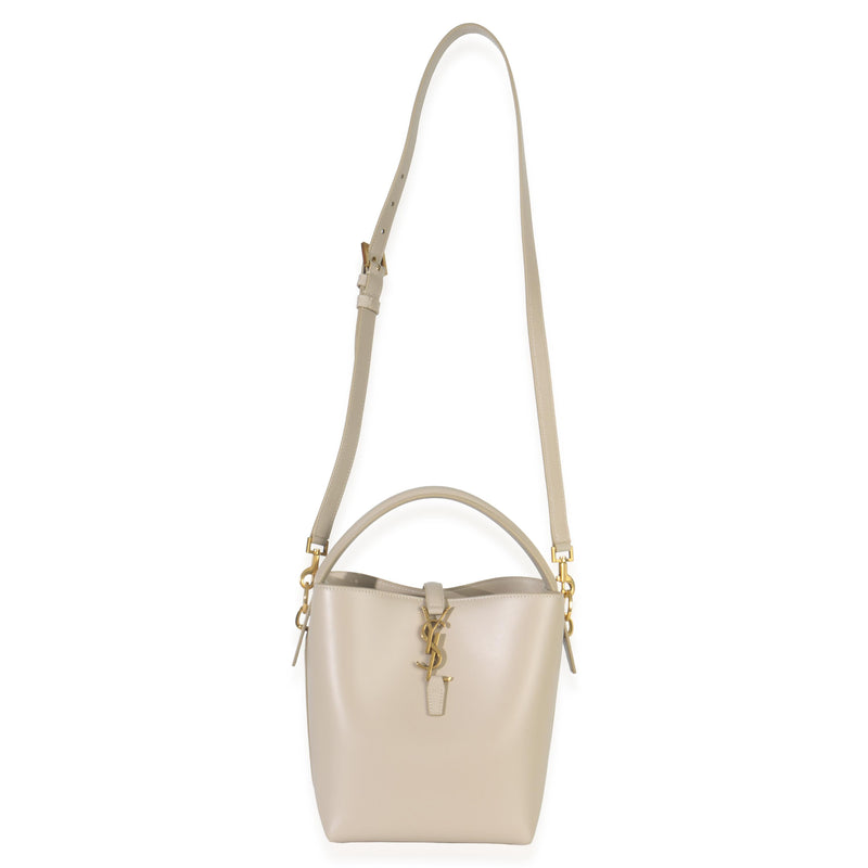 Saint Laurent  Shiny Calfskin Small Le 37 Bucket Bag