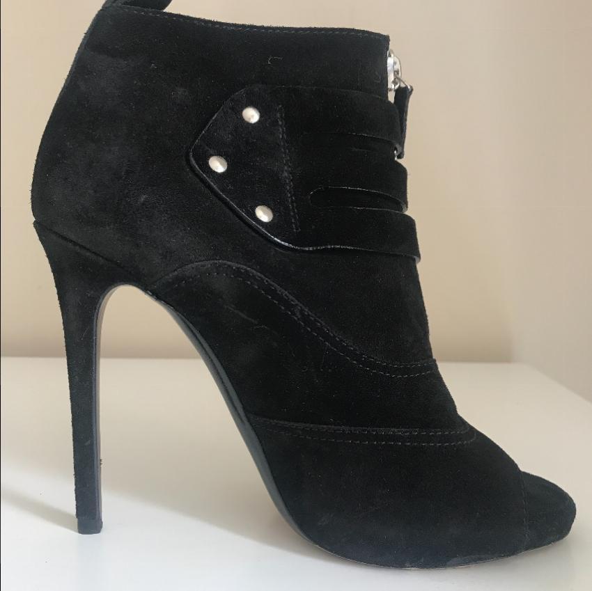 Tabitha Simmons suede buckle boots