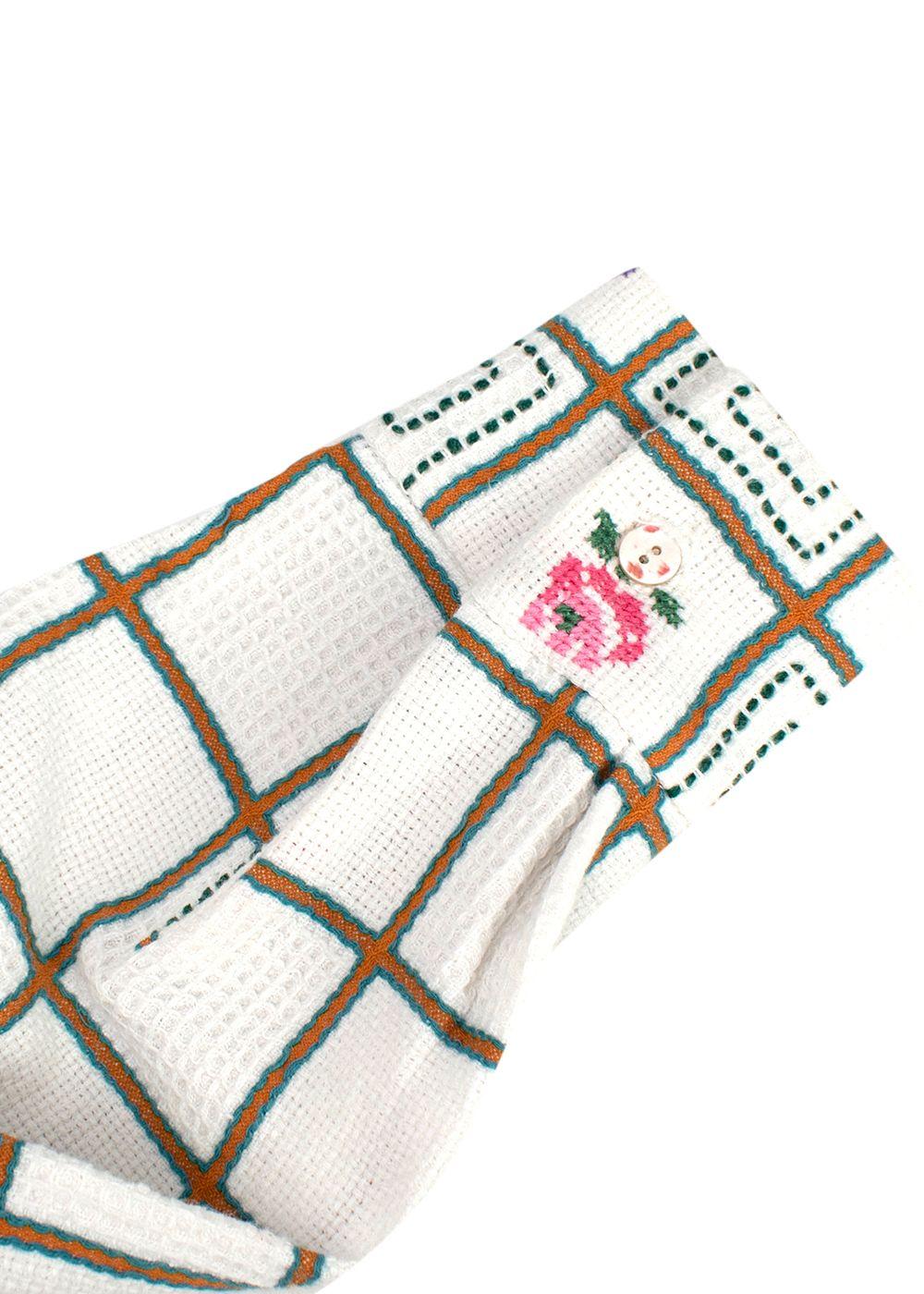 Rianna + Nina Floral Crochet Square Shirt
